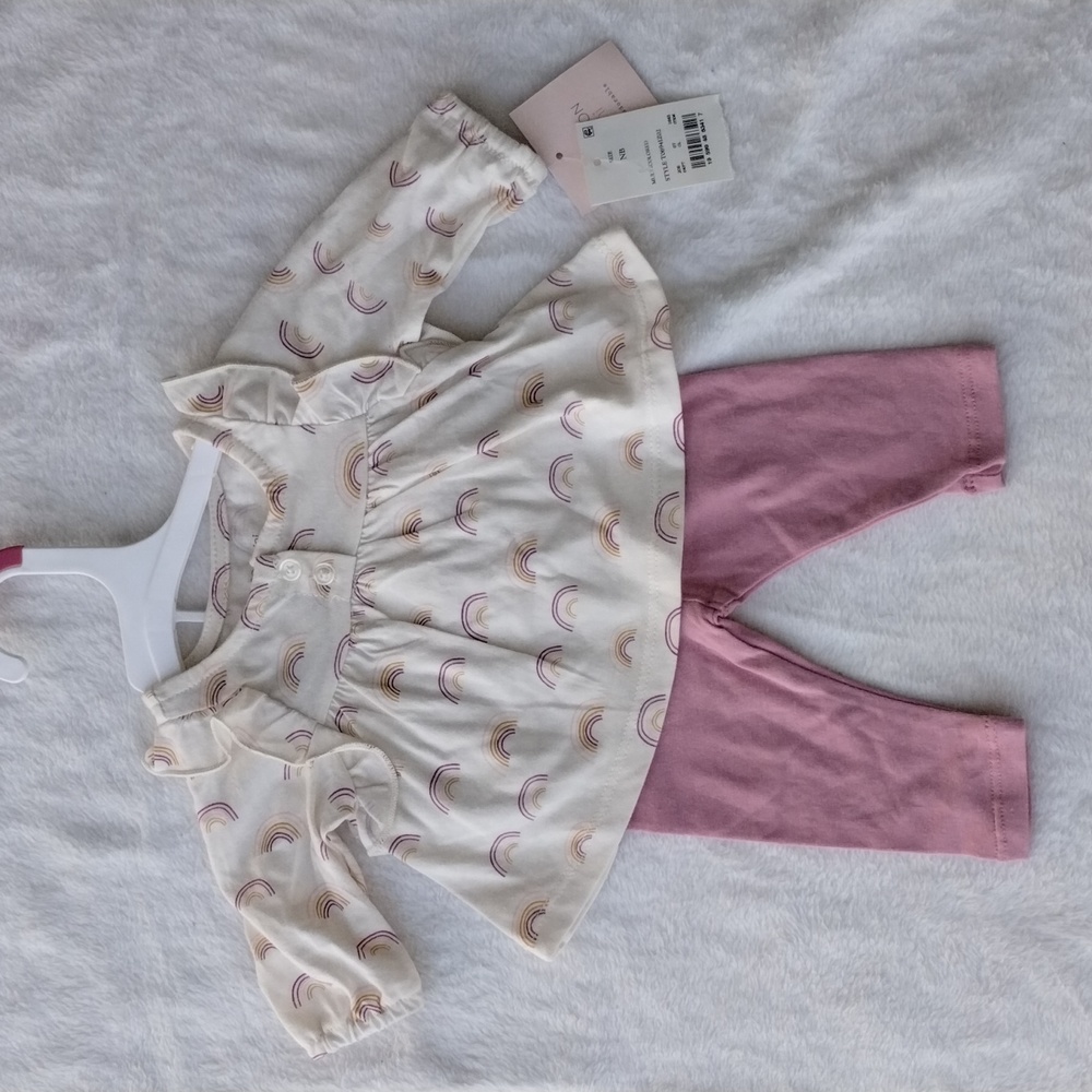 NewBorn Baby Girl Rainbow Outfit